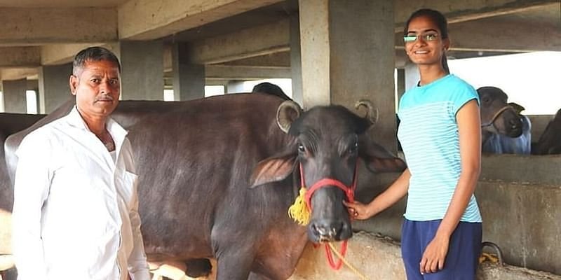 22 Year Old Girl Running Her Father's Buffalo Farm Business credityatra