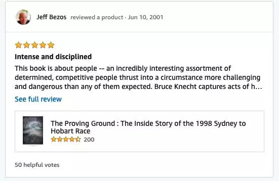 The Proving Ground People Have Found Amazon Products Having Reviews From Jeff Bezos credityatra