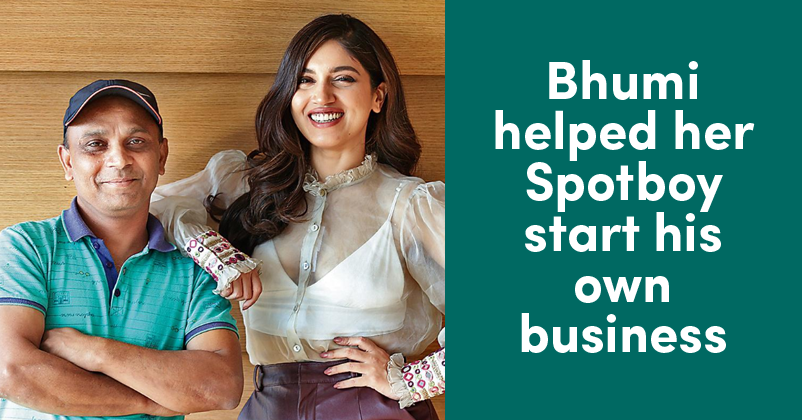 Know How Bhumi Pednekar Helped Her Spot Boy To Start His Own Business credityatra