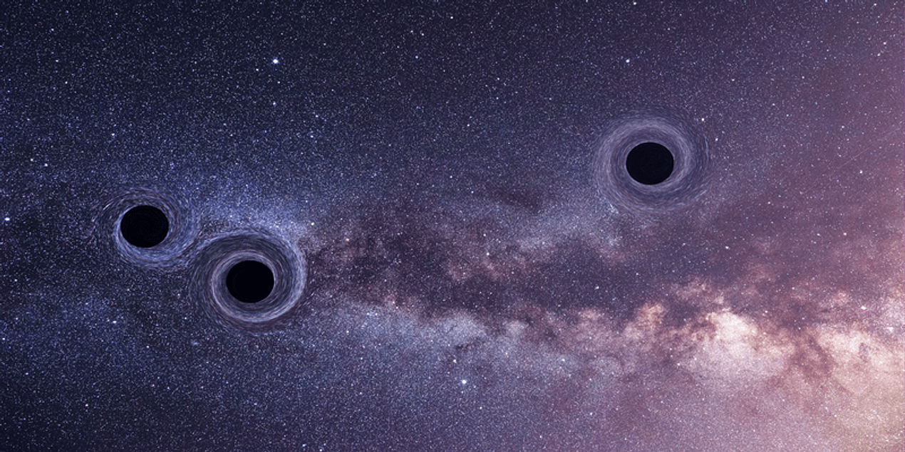 Indian researchers detect three large black holes intermingling in the universe credityatra